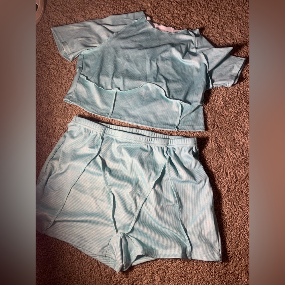 Light Blue Activewear Set